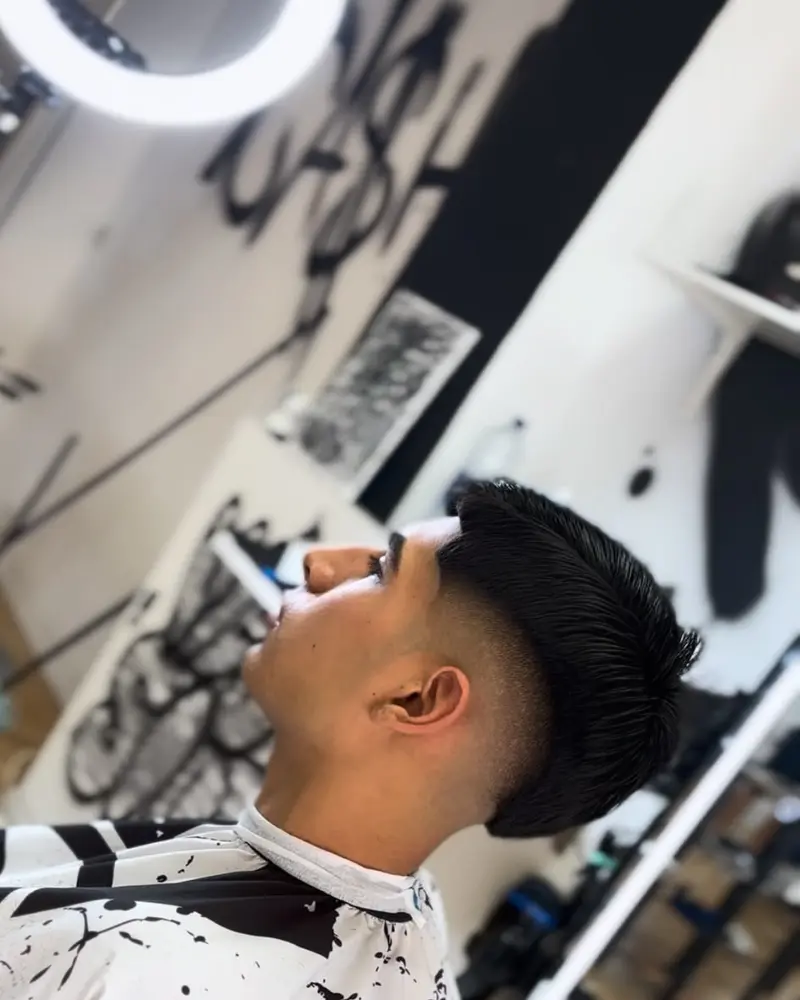 Tupé texturizado con low fade, corte real de WestSide